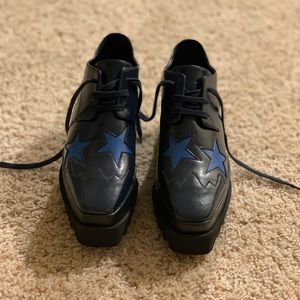 Stella McCartney Navy Platform size 34